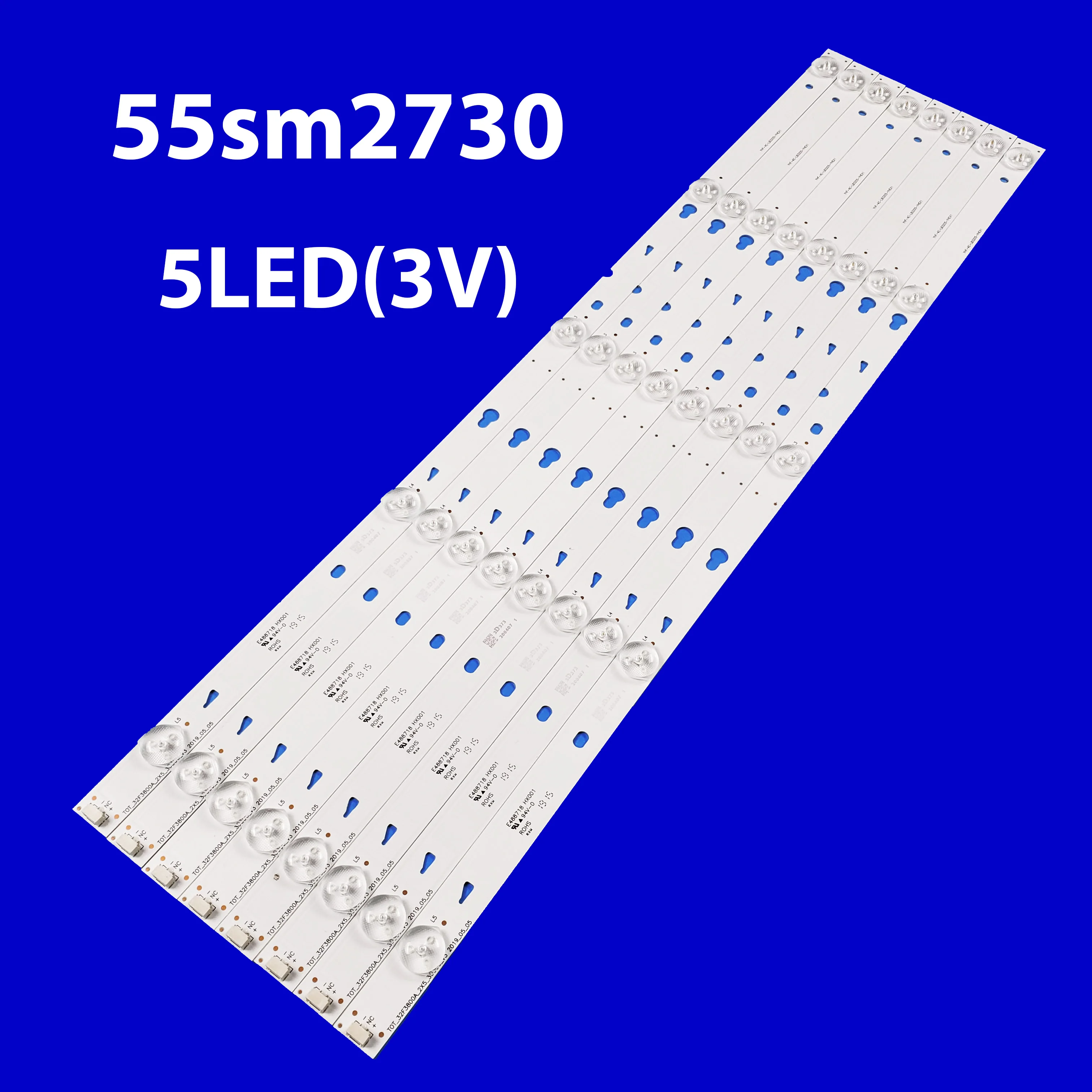 

Светодиодная лента 5 ламп 0EM55LB09_LED3030_V0.3 4C-LB3205-YHEX1 для телевизора 55 дюймов L55F3303B D55A710 LD55A810L 55S100 L55F3800A Kioto 55SM2730