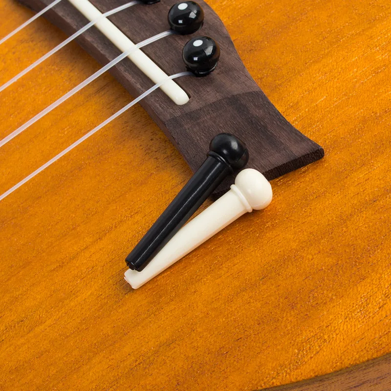 6pcs/lot 6 String Guitar Bridge Pins Plastic Bridge Pins Stringed Instruments Folk Acoustic Classic Guitar Accessories