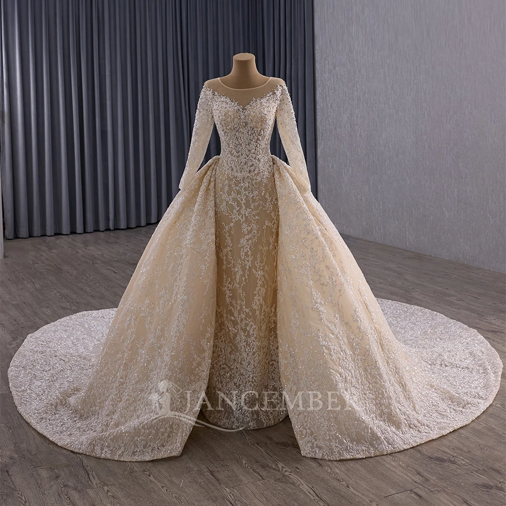 

Pretty Princess 15 Quinceanera Dresses Sequins ruffles A-line Long Sleeves Graduation Gown Customized vestido de 15 quinceañera
