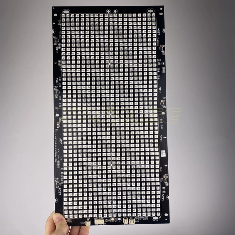 ZCX 960pcs LED Panel 8+8 Segments or 8Segments RGB LED Boards Replacement for LED Strobe Light