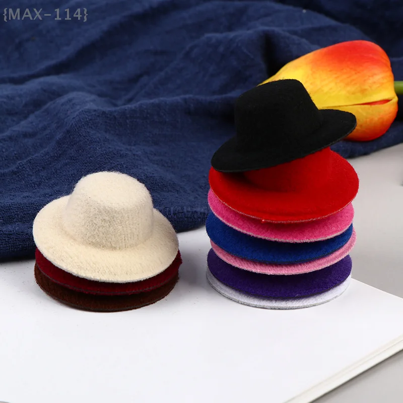 Sombreros de armario para muñecas pequeñas, juego de sombreros en miniatura a escala 1:12 de 5 piezas para peinar personajes de tu casa de muñecas, accesorios detallados