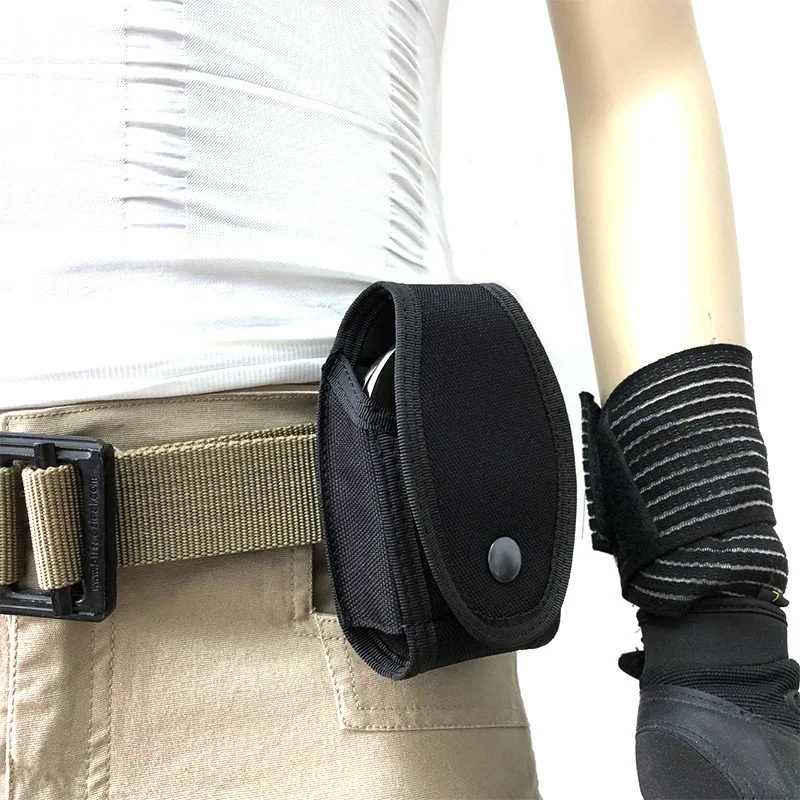 Tactical Police Shackles Cover Professional Handcuff Holster Cuff Pouch Polymer Police Case Equipment Fit 3.8cm & 5.5cm Belt