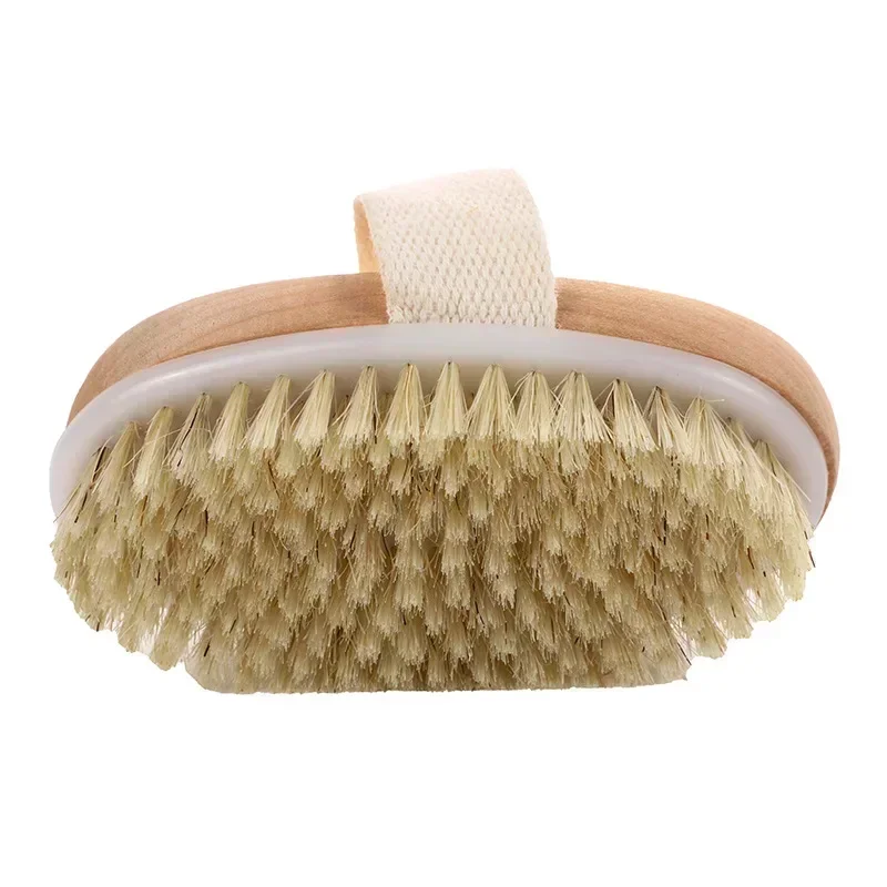 1 Pc Wet Dry Skin Body Natural Bristle Brush Soft SPA Brush Bath Massager Home Worldwide Store