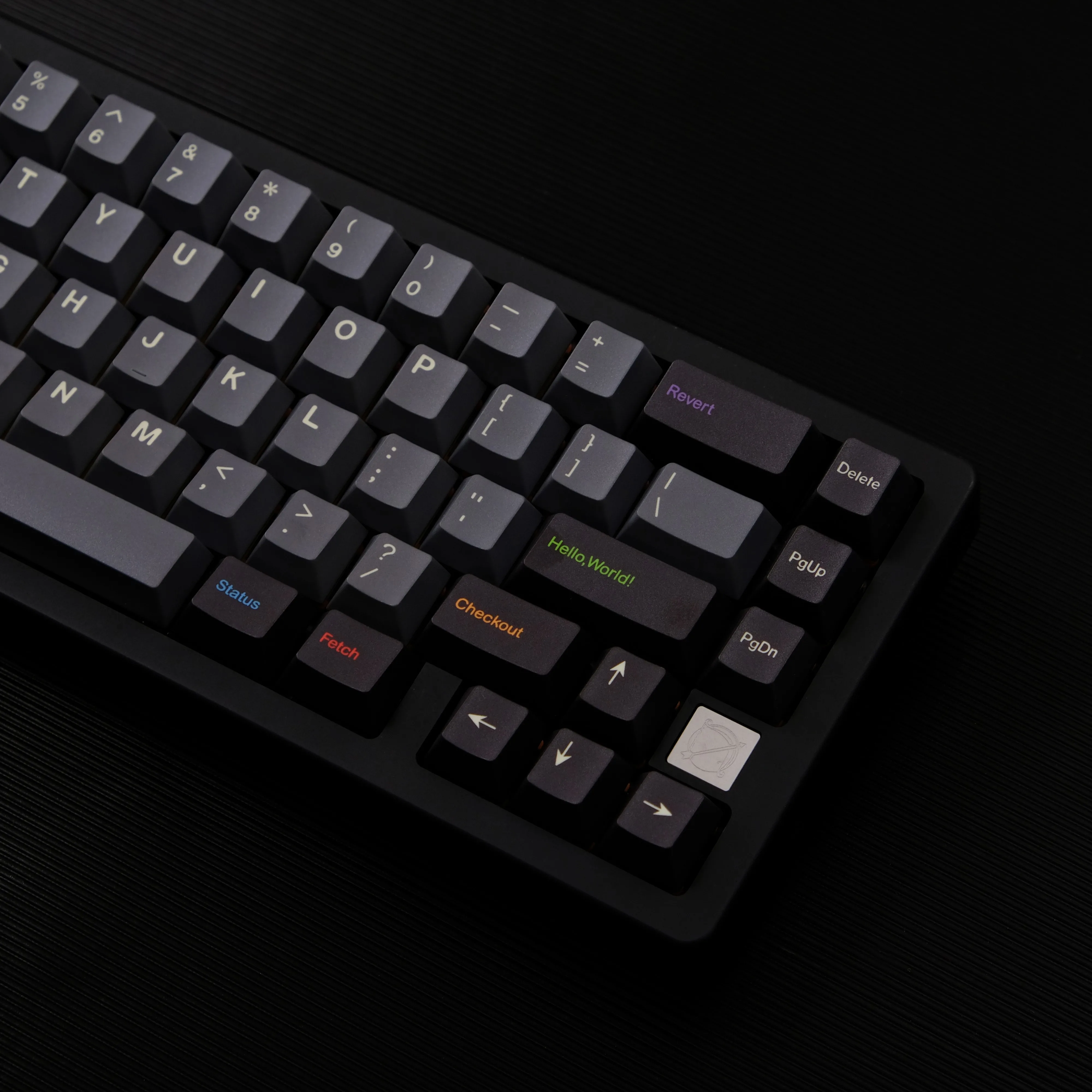 Cherry Profile PBT Coder tema GIT143/Keycaps Reguler untuk Keyboard Mekanis Cherry MX Switch