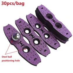 30/pcs 1.8MM thick slingshot positioning leather bag with anti slip and noise reduction for outdoor hunting shooting leather bag