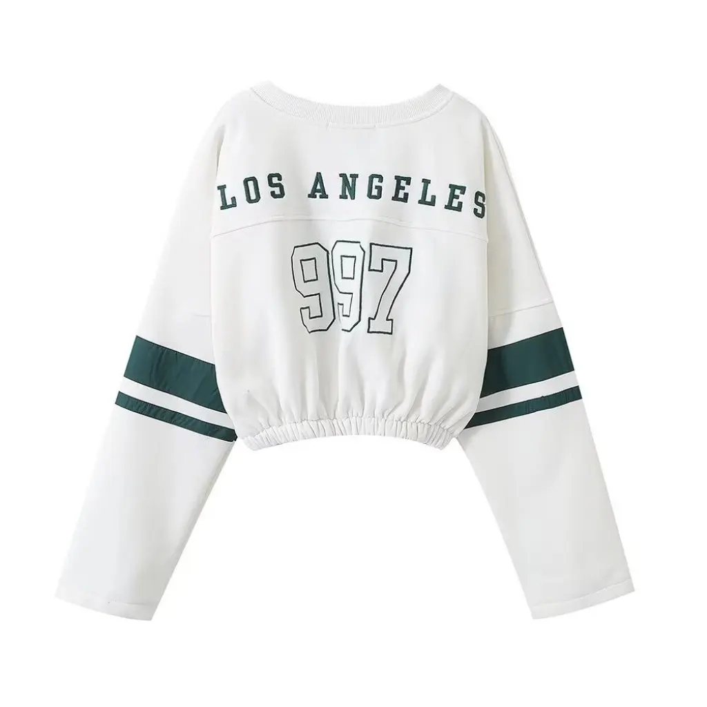 Maglione girocollo alla moda e pantaloni da jogging dritti Set Collezione invernale in stile europeo e americano Manica corta lunga
