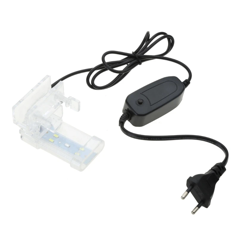 Aquarium LED Clamp Light High Brightness White & Blue Lighting Energy Saving