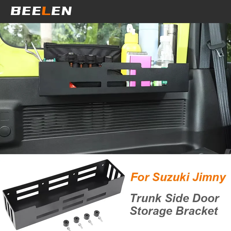 Car Trunk Side Door Storage Bracket Organizer For Suzuki Jimny JB74 2019 2020 2021 2024 up Accessories frames