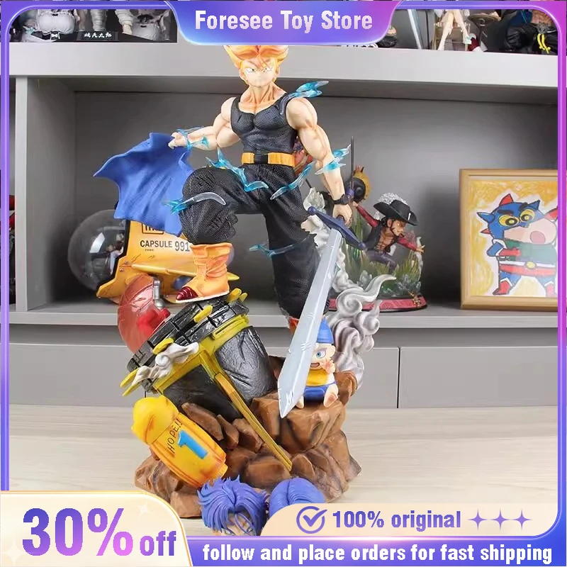 

in stock 48cm Dragon Ball Son Goku PVC Anime Figure Peripheral Model Scene Statue Desktop Decor Ornaments Birthday Gift Toy
