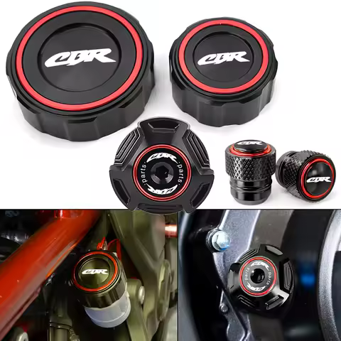 For HONDA CBR1000RR CBR1000 RR CBR 1000 RR 2004-2019 Motorcycle front and rear brake reservoir cover oil injection port oil cap