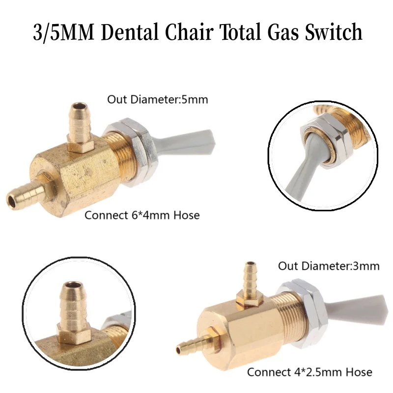 3/5MM Dental Chair Accessories Dental Pull Down Switch Valve Switch Air Switch for Dental Chair Unit