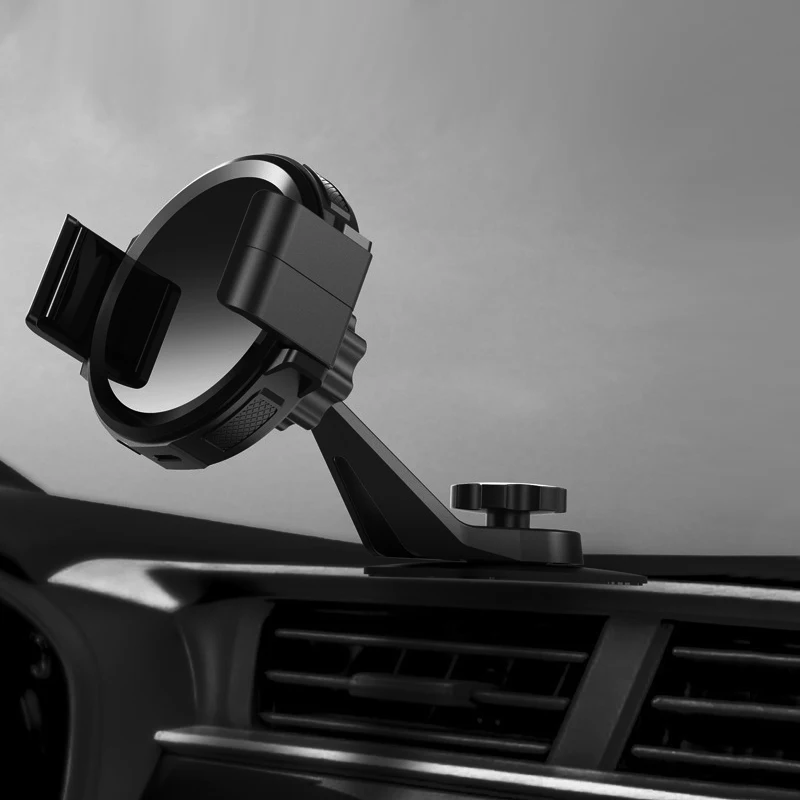 IBudim Supporto per telefono cellulare per auto regolabile a 360 gradi Base per supporto per telefono per auto a gravità Supporto per staffa per telefono cellulare con magnete