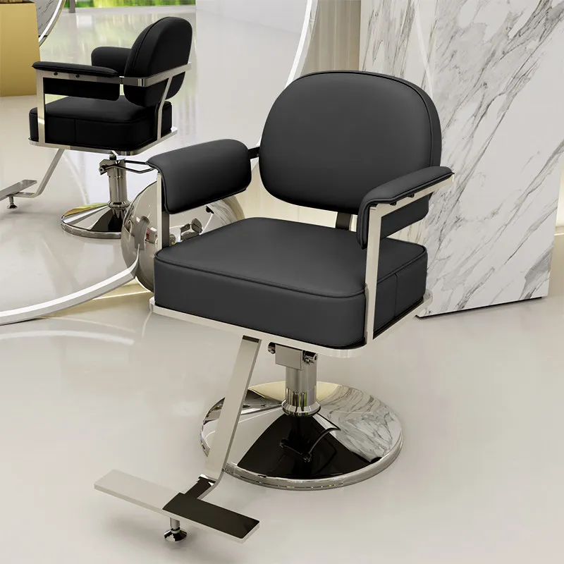 Display Modern Hair Barber Luxury Vintage Fashionable Hair Barber Trendy Design Barbershop Sillas Commercial Furniture image 4