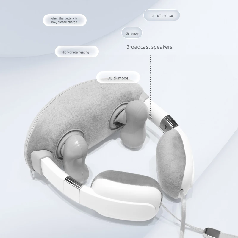 2024 New arrival OEM/ODE Portable neck massager Customize logo Neck massager with heat deep kneading massage