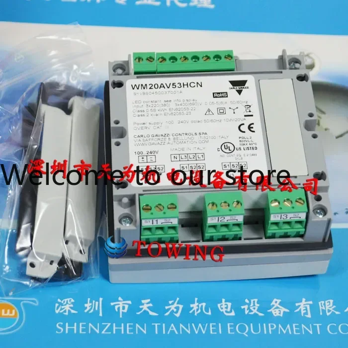 Medidor Multifunción Carlo Gavazzi Swiss Jiale WM20 Serie 96, Modelo WM20AV53HCN, 2025