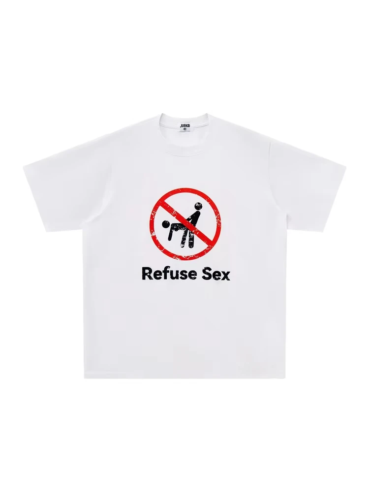 

Футболка JUSKID с круглым вырезом и абстрактным цветочным принтом, однотонная, из чистого хлопка, трендовая, с коротким рукавом