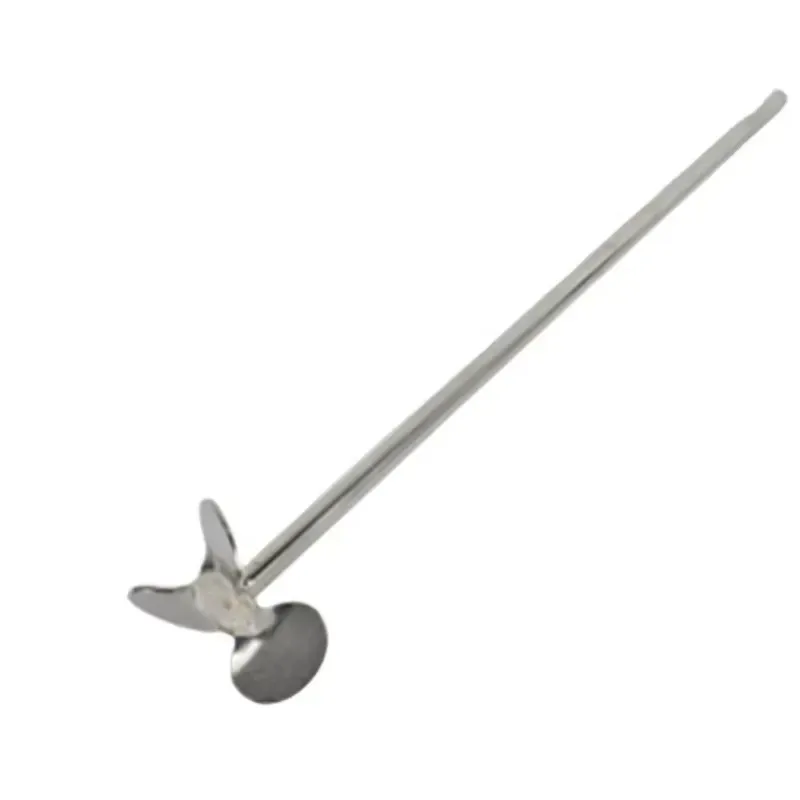 Laboratory PTFE Stirring Rod With Paddle for Overhead Stirrer Mixer