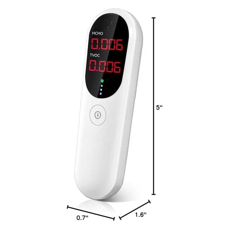 B04C-Air Quality Monitor-Indoor Formaldehyde Detector,TVOC Testing Function For Home& Office Tester