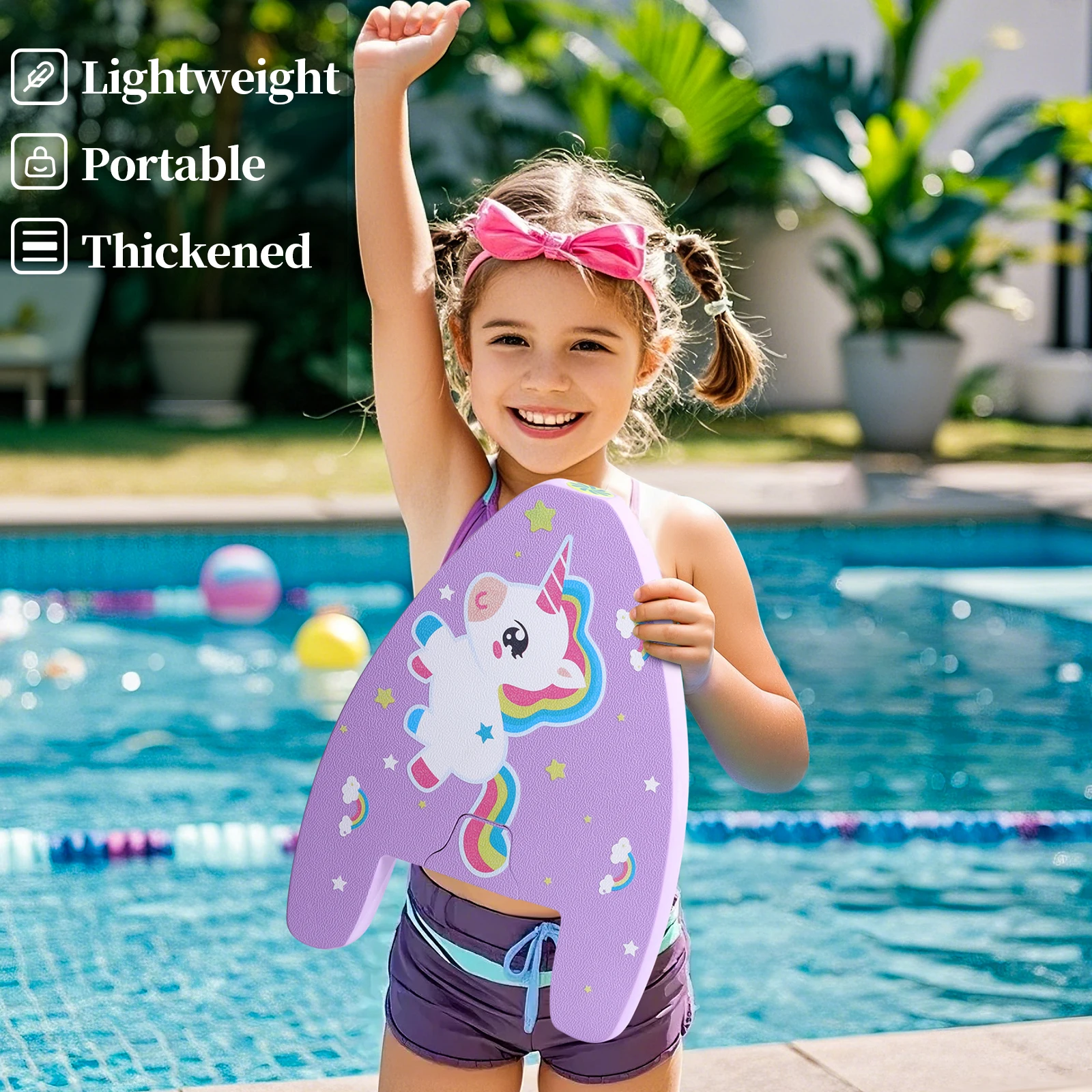 

Доска для плавания HeySplash с милым рисунком и распылителем воды для детей, тренировочная доска для обучения плаванию