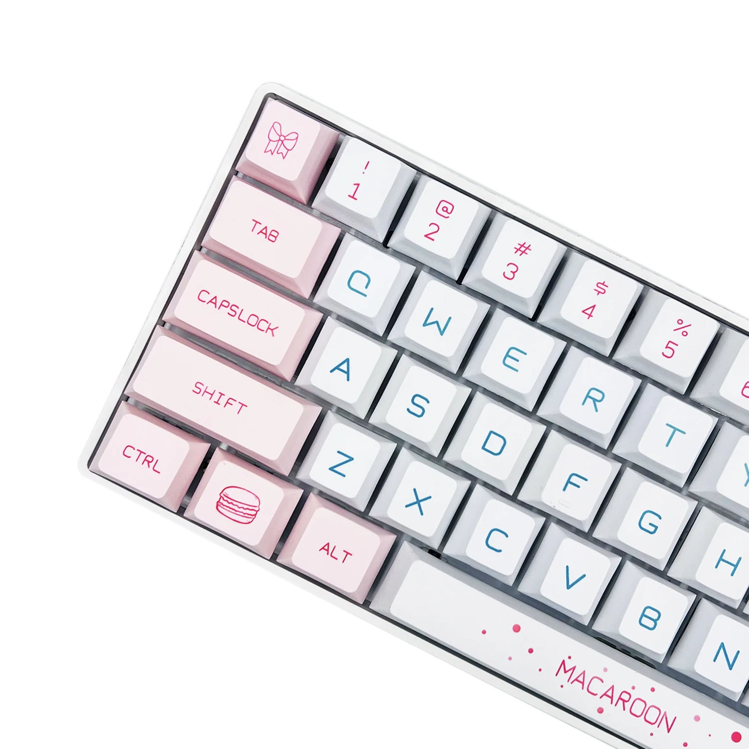 134 keys/set Macaron theme  cute keycaps  PBT material Cherry Profile Personalized custom mechanical keyboard cap