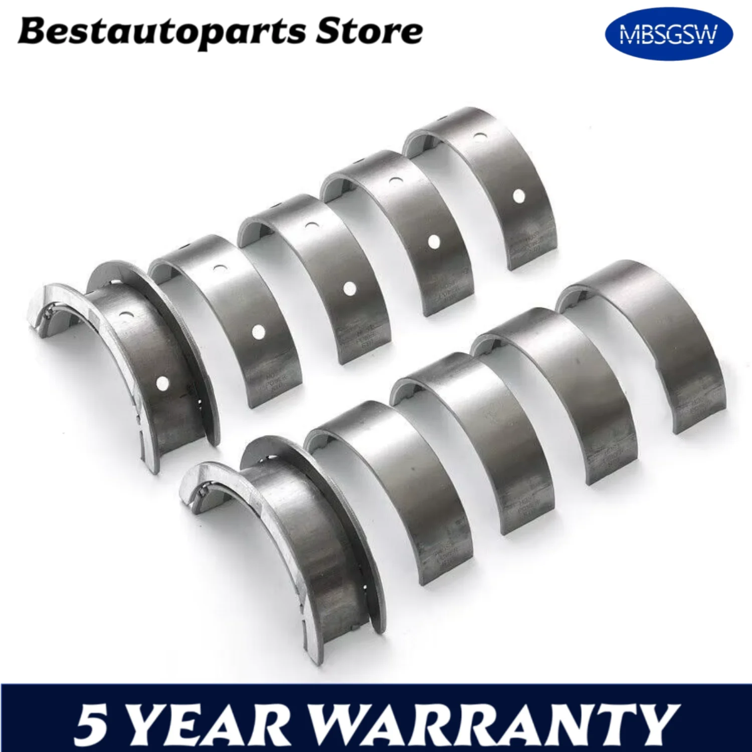 

11217576757 11217576760 11247617338 11247617339 Crankshaft Main &Big End Conrod Bearing for BMW 5 6 X5 X6 N63 N63B44 4.4L V8 STD