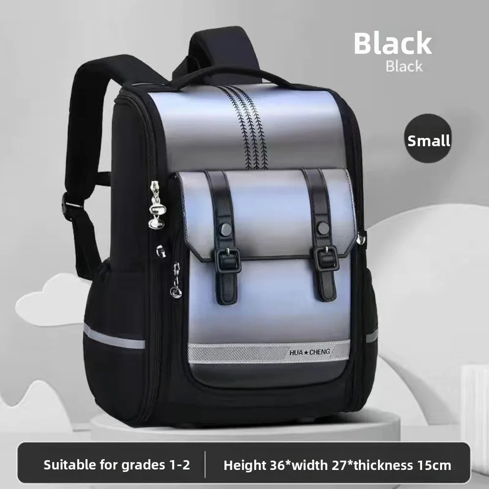 Stylish Large Capacity Students Backpack Spinal Protection British Style Backpack Waterproof Student School Bag Primary School