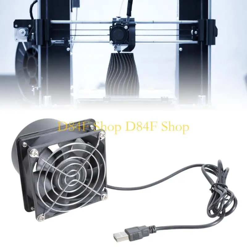 D84F Ventilation Air Blower Fan For Smokes And Cooling 2500RPM Speed