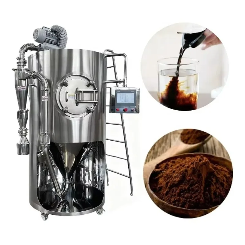 Manufacturer High Speed Centrifugal Spray Dryer Gear for Egg Milk Whey Protein Traditional Chinese Herbs Electric Heating Custom