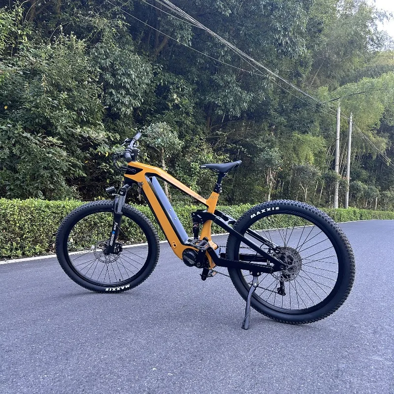 

750W M560 Mid Drive Motor Carbon Fiber Electric Mountain Bike 10 Speed 80Km Range Off Road Adult Outdoor Cycling E Bicycle