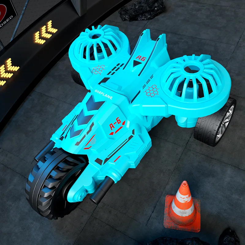 Zabawka dla dzieci - samochód z napędem inercyjnym, samolot akrobacyjny, automatyczne podnoszenie, symulacja myśliwca, zabawny model do latania dla dzieci.