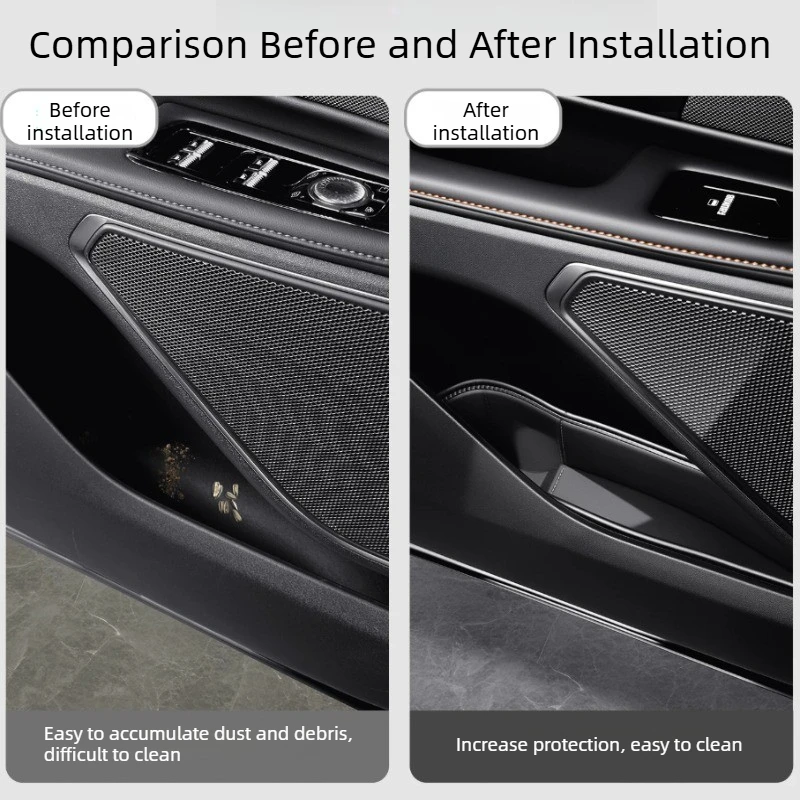 For Lincoln Nautilus Door Slot Storage Pocket Storage Bag Storage Organizer Car Interior Accessories Modification Supplies Tools
