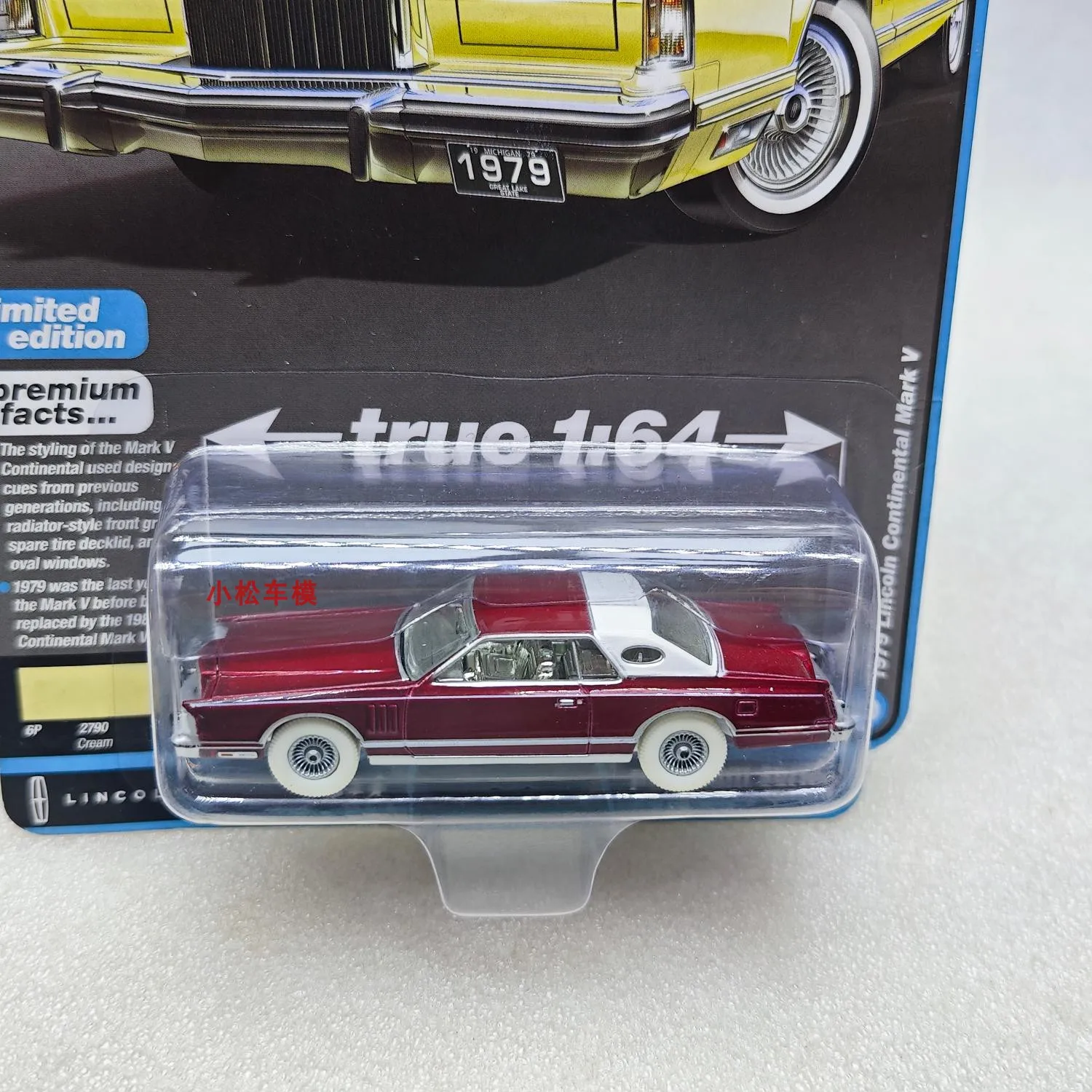 

1:64 1979, континентальный знак V, высокая имитация литья под давлением автомобиля, модель из металлического сплава, украшение автомобиля, коллекция подарков