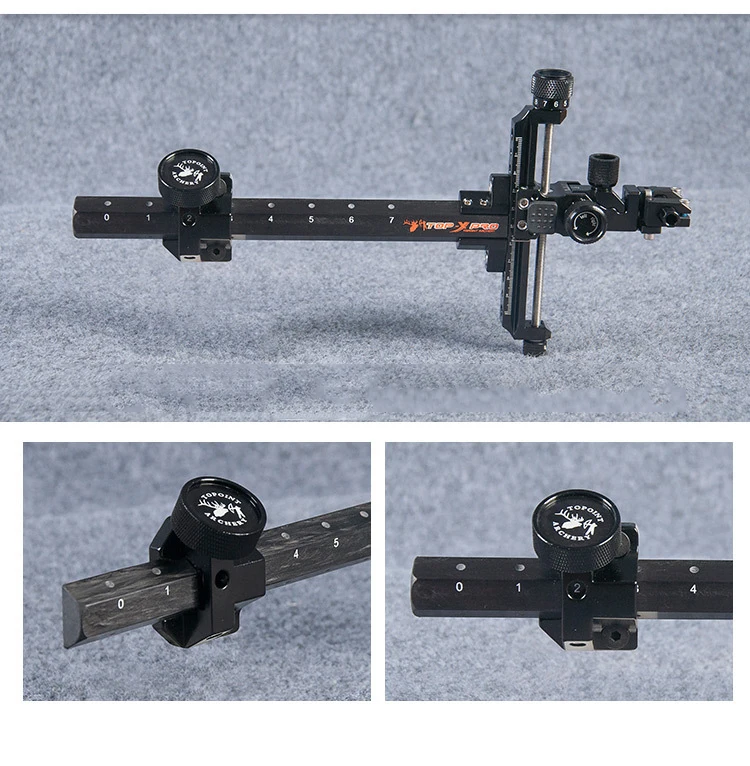 TP8810 Archery Compound Bow Sights 9inch Fiber Bracket Fast Adjustable Right/Left Hand Hunting Shooting Competition Accessories view 6