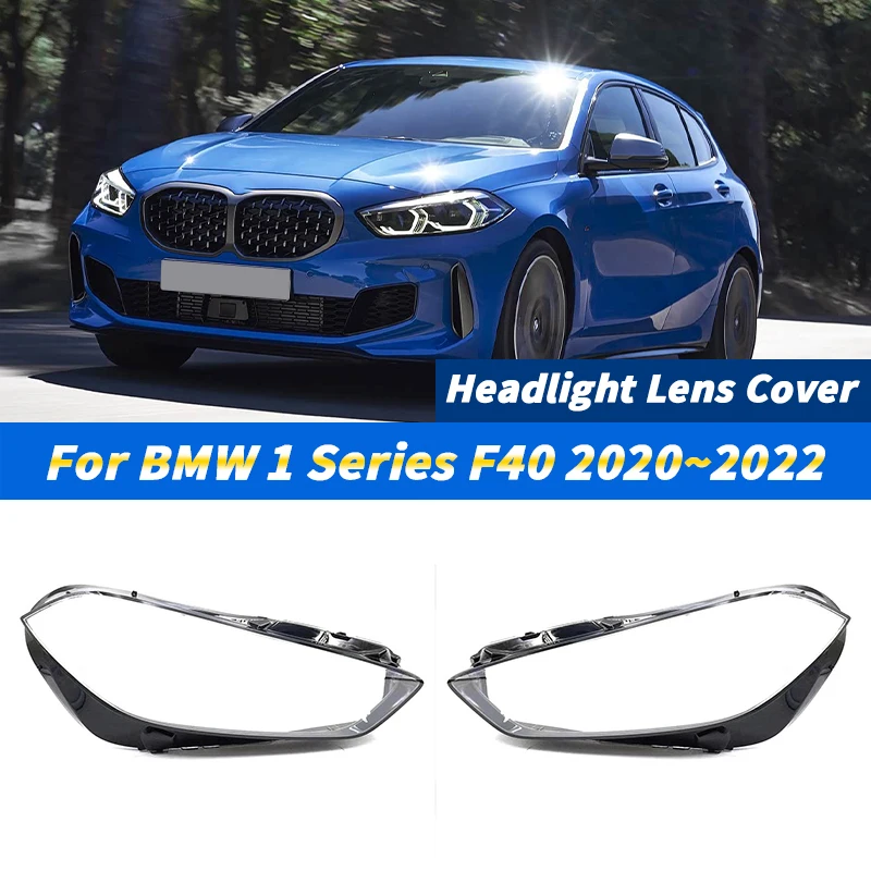 

For BMW 1 Series F40 2020 2021 2022 Car Headlight Lens Cover Headlamp Shade Head Lamp headlight lamp cover car accessories
