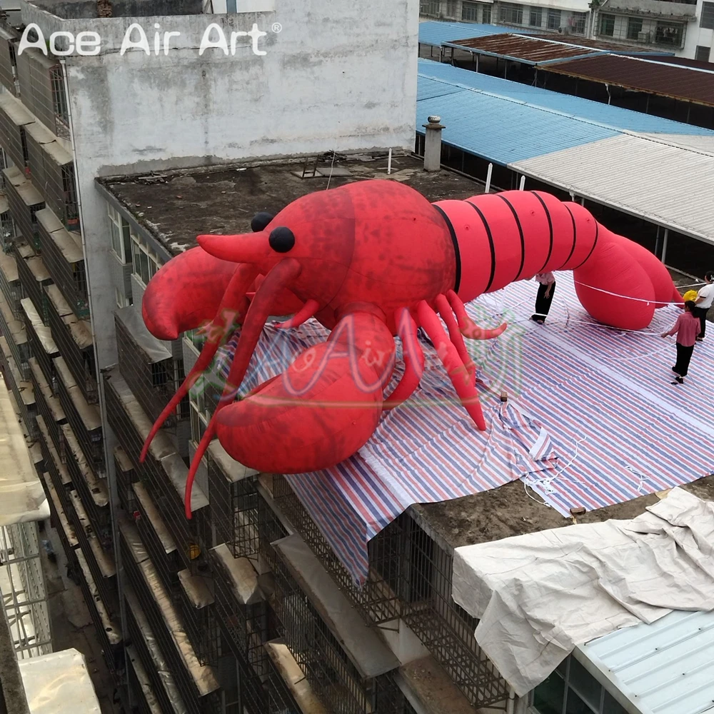 Hot Sale Giant Inflatable Lobster Crawfish Shrimp for Party and Event for Seafood Restaurant Advertising Promotion