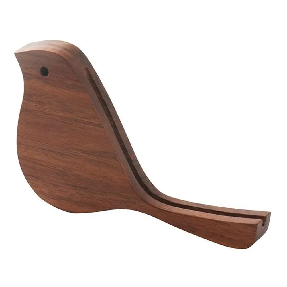 Desktop Vogel Kalender Halter Show Rack Dekor Walnuss Vintage Tisch Kartenhalter Postkartenständer