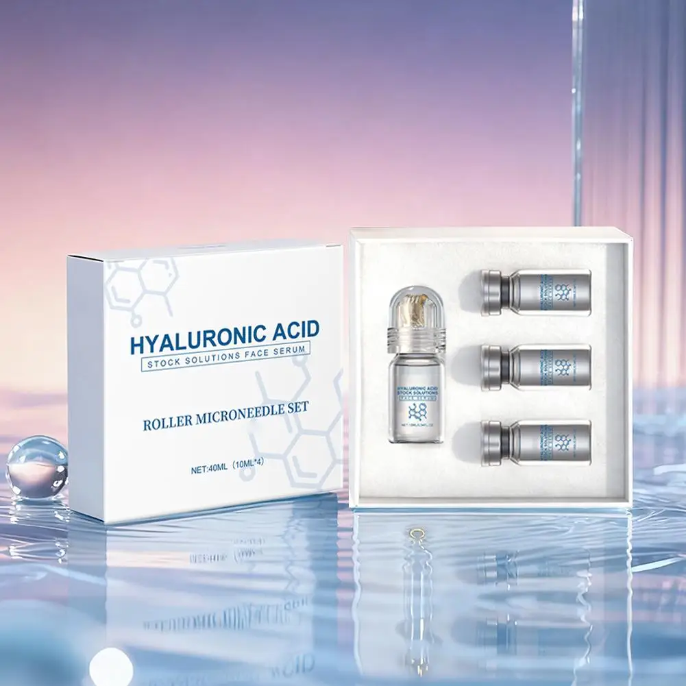 

Мягкая прозрачная кислотная эссенция, набор, увлажняющая отбеливающая сыворотка для лица, против морщин, гладкая, нежная, уход за кожей, осветляющая эссенция