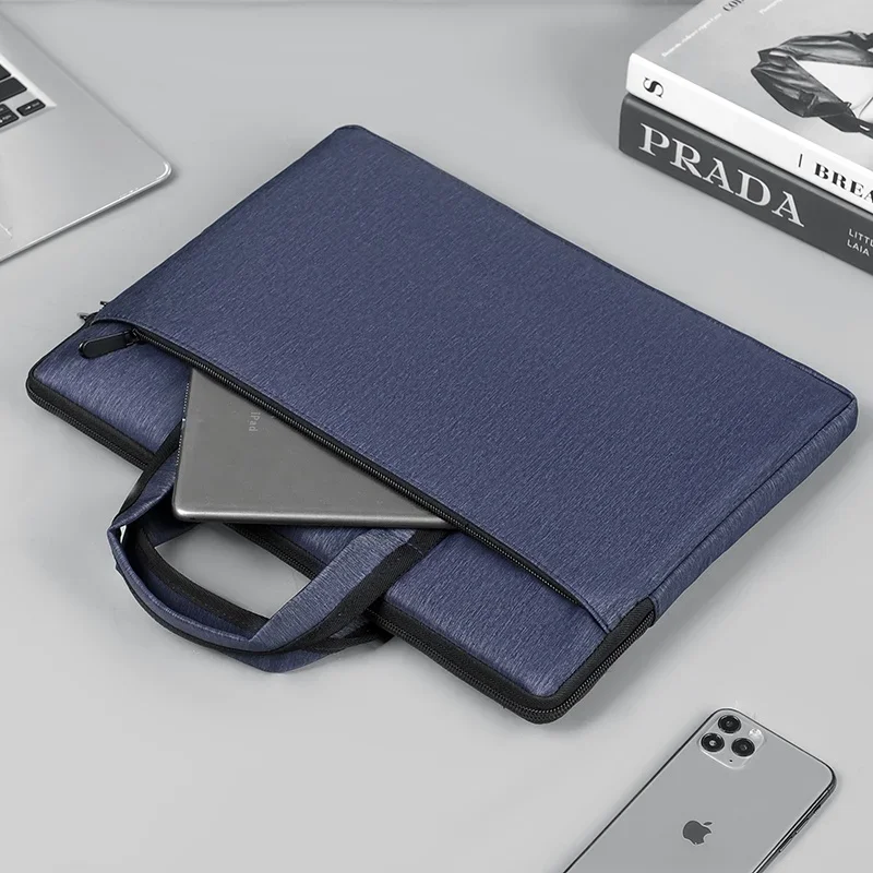 حافظة كمبيوتر محمول مقاس 15.6 بوصة متوافقة مع حقيبة يد MacBook Air Lenovo Dell Huawei لأجهزة الكمبيوتر المحمول والكمبيوتر اللوحي أثناء السفر