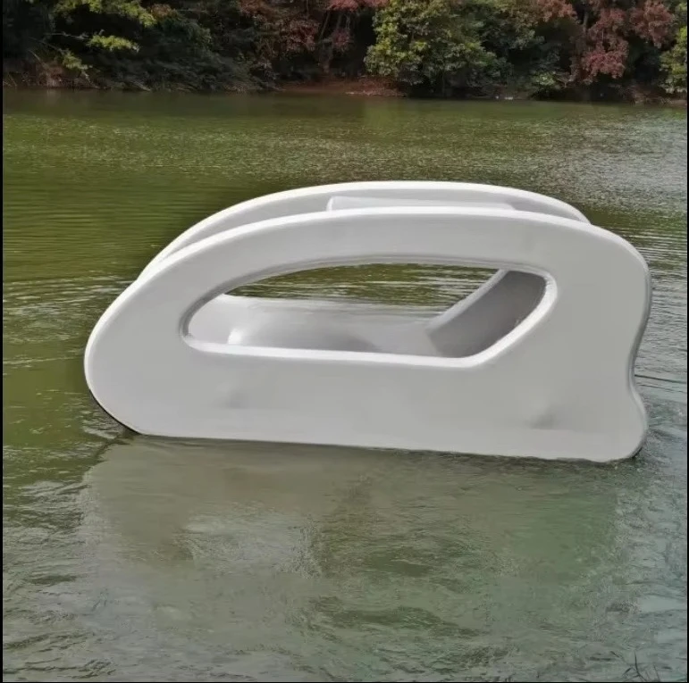 Outdoor Water Leisure Game Hover Craft Solar Electric Boat Inflatable Fishing Boat Water Games
