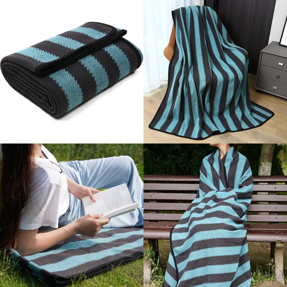 

Merino Wool Blanket 87x63 Inches - Plush, Warm, and Soft for Outdoors, Camping, Travel, Car, Couch, All Seasons