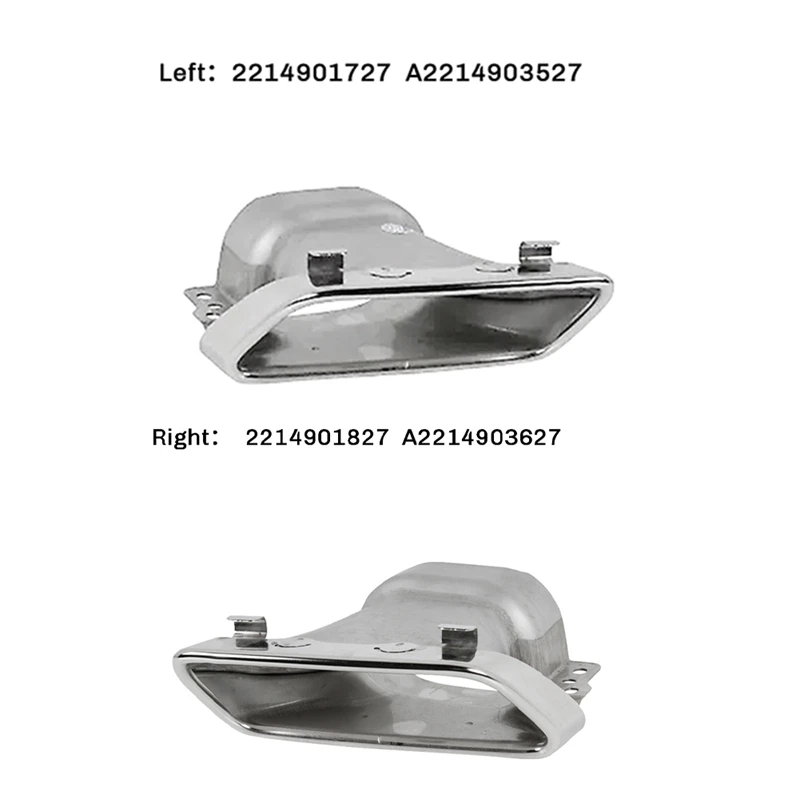 

For Benz R CLASS /S CLASS /GL /ML Rear Exhaust Pipe Tail Pipe Trim Cover-A79P