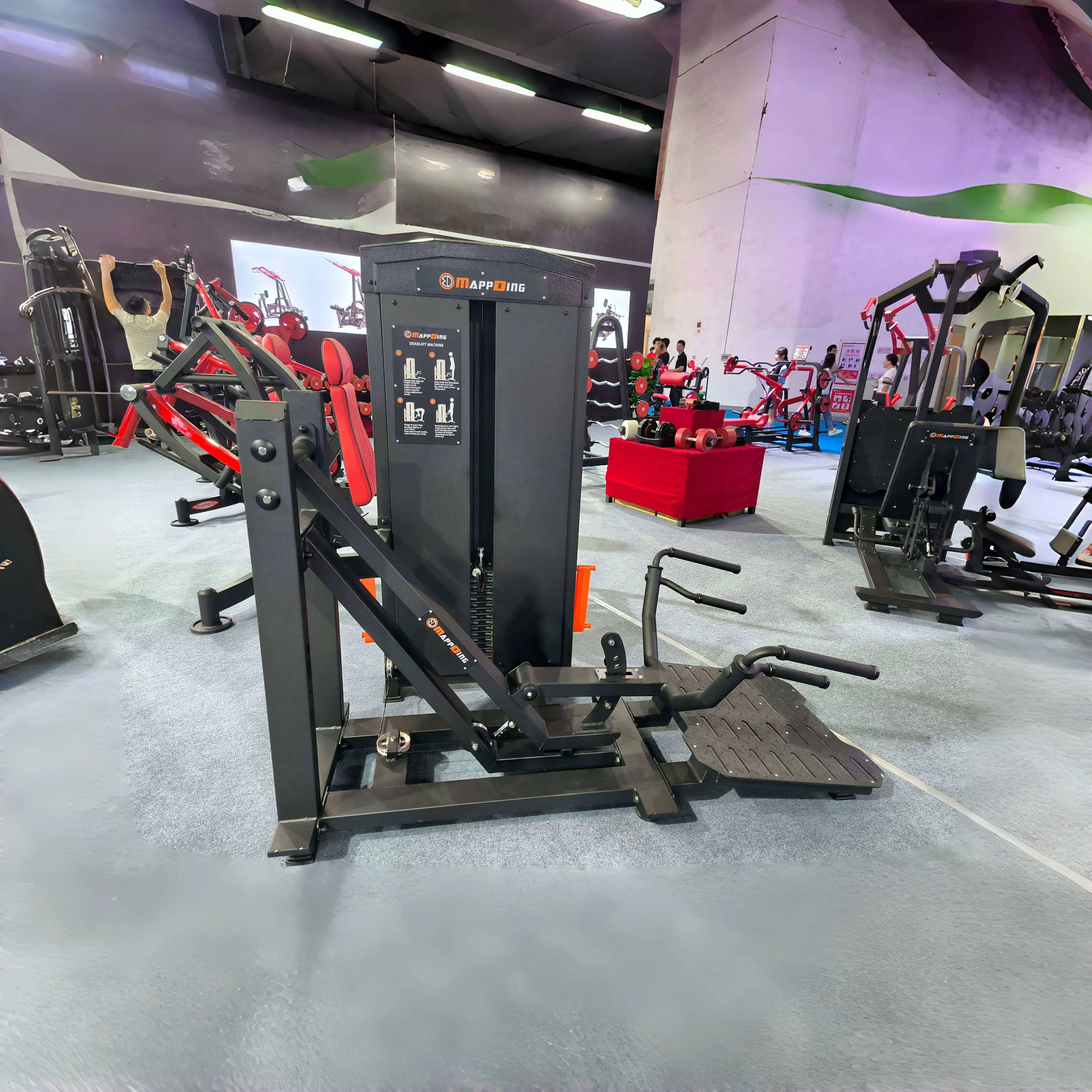 

Supplier Pin Loaded Gym Equipment Standing Glute Lifting Machine Deadlift Machine Glute Ham Developer for Hip and Leg Training