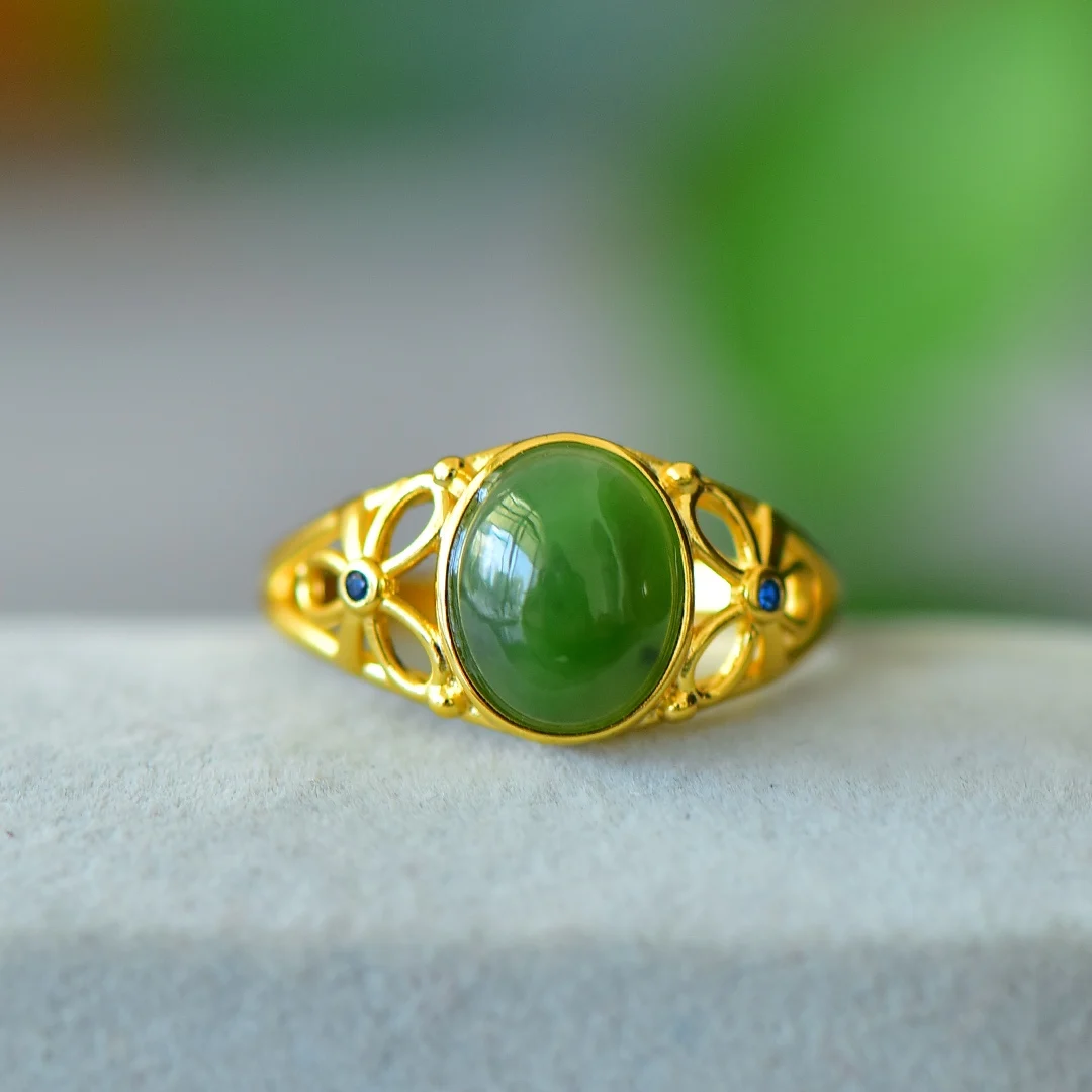 

Natural and field jade and, Jasper Butterfly Hollow Ring, fashion small pendant wholesale