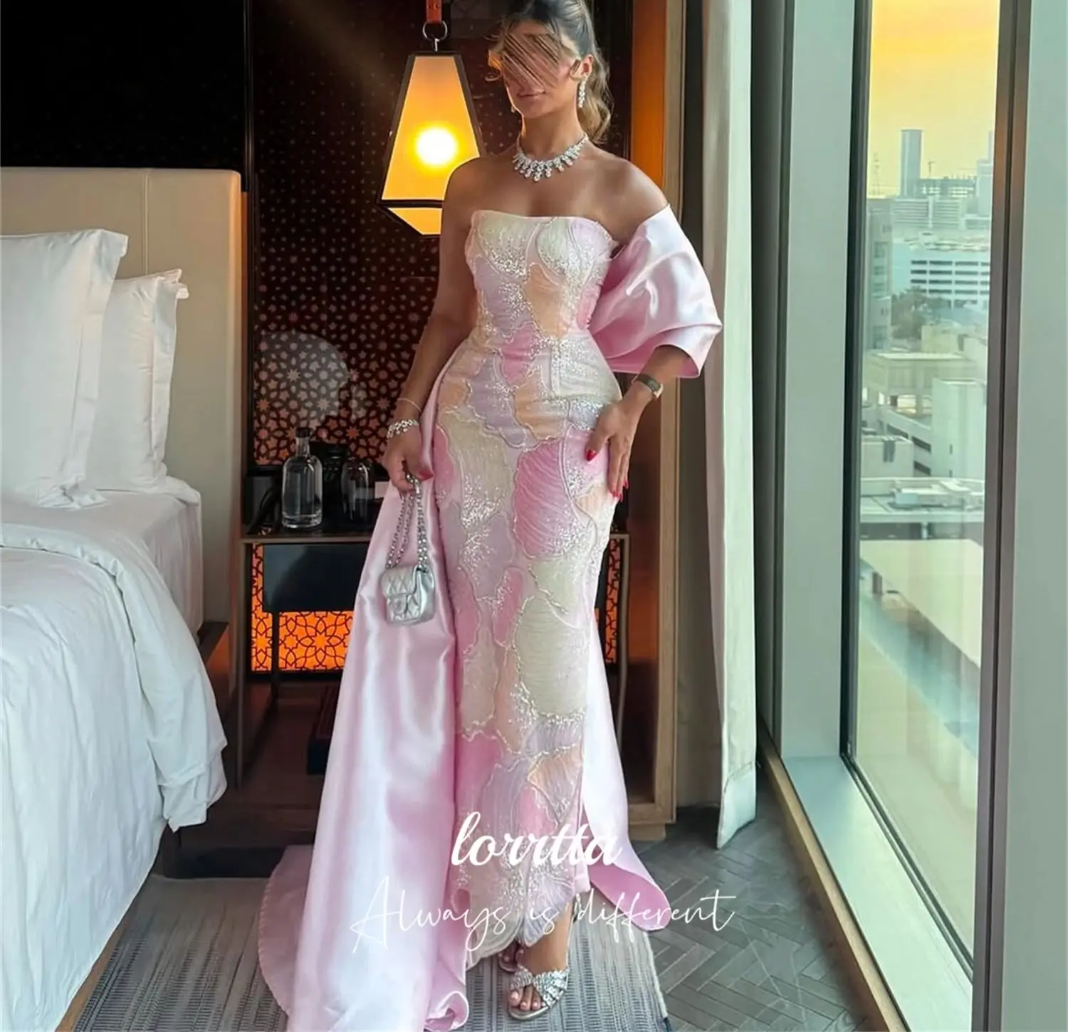 Lorrtta Robe personnalisée pour occasions spéciales Robes de soirée de luxe 2025 Femme Happy Sharon Robes Sirène فسات БmaveraRobe de bal
