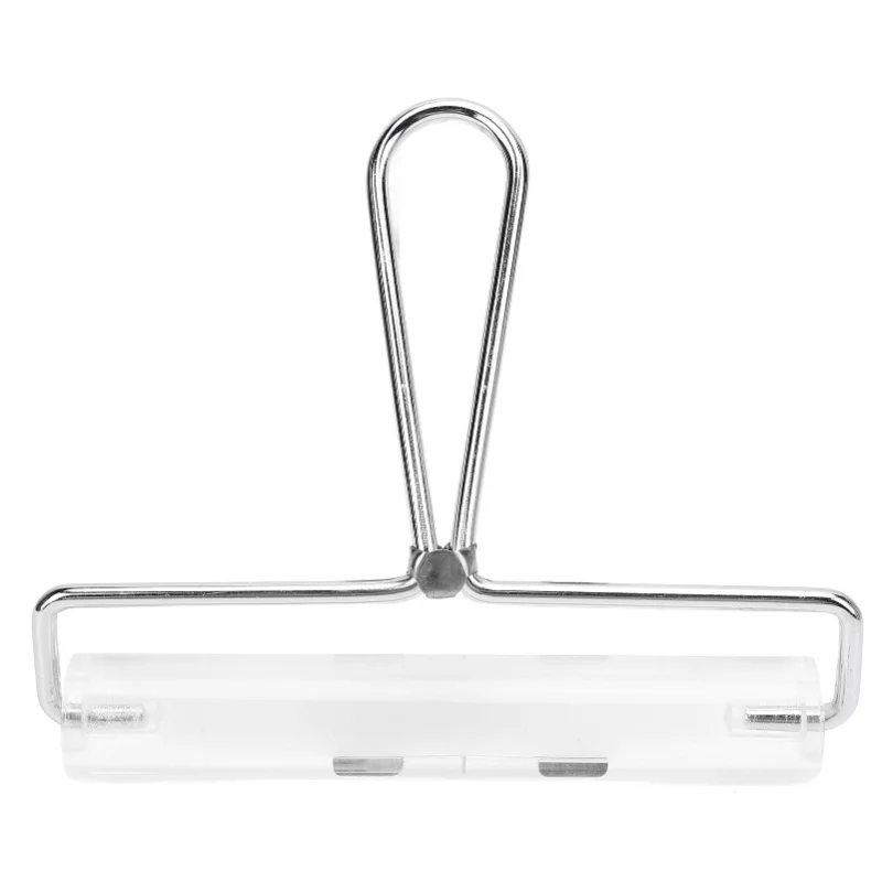 

Handle Acrylic Roller Stainless Steel Handle Fine Grinding Surfaces Clay Stamping Tool Roller Brayer