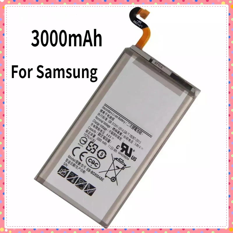 

High-quality Battery for Samsung Galaxy S8 SM-G9508 G950F G9500 G950U G EB-BG950ABE Battery 3000mAh 11.55WH