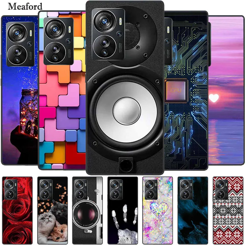 

Case For ZTE Axon 40 Pro Luxury Soft Silicone TPU Phone Back Cover for ZTE Axon 40 Pro Case Shockproof ZTE Axon40 Pro Love Coque