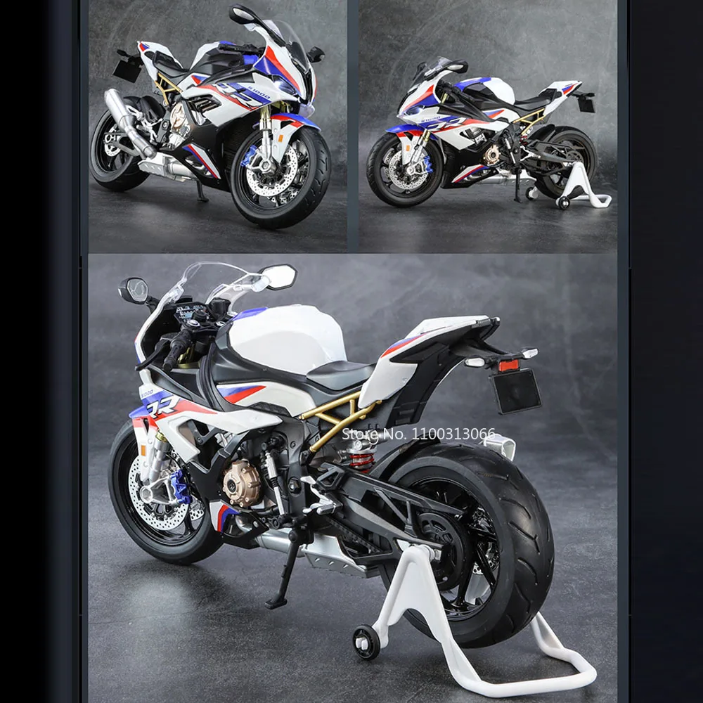 1:9 Scale S1000 Alloy Motorcycle Toy High Simulation Diecast Model Off Road Autocycle Toys Car for Children Gifts Collection