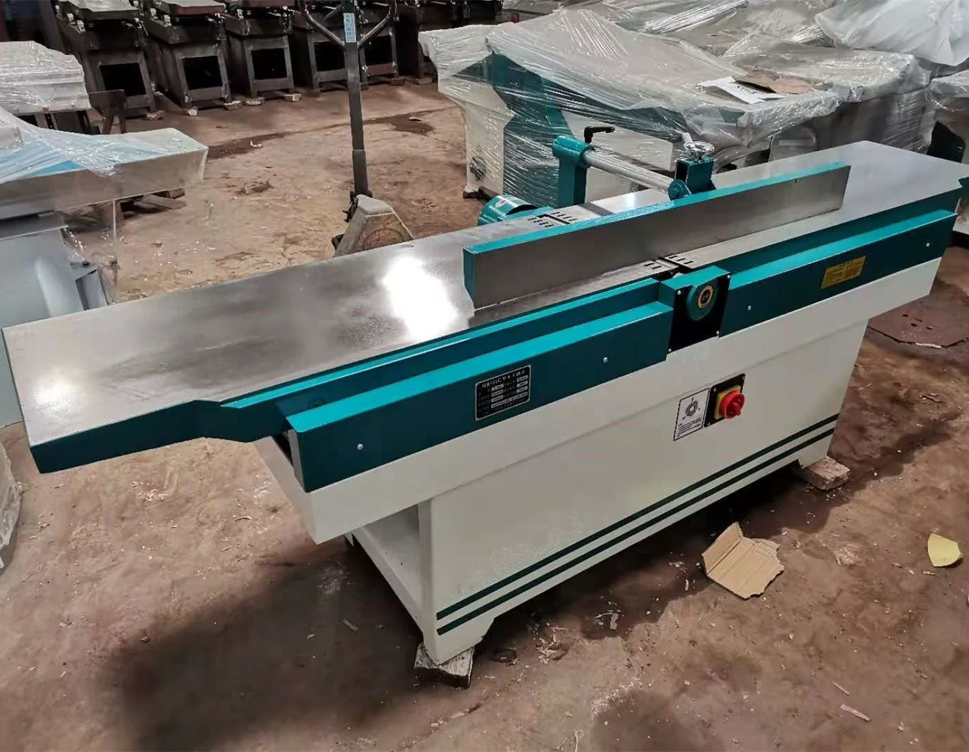 400mm 15.7 Inch Woodworking Heavy  Furniture Wood Timber Surface Spiral Straight Planer Jointer Planing Cutter Tool Machine