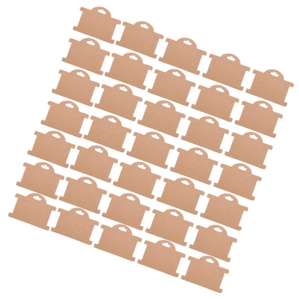 

50Pcs Paper Jewelry Display Cards Bracelet Necklace Cards for Jewelry Packaging and Retail Earrings Display Cardboard